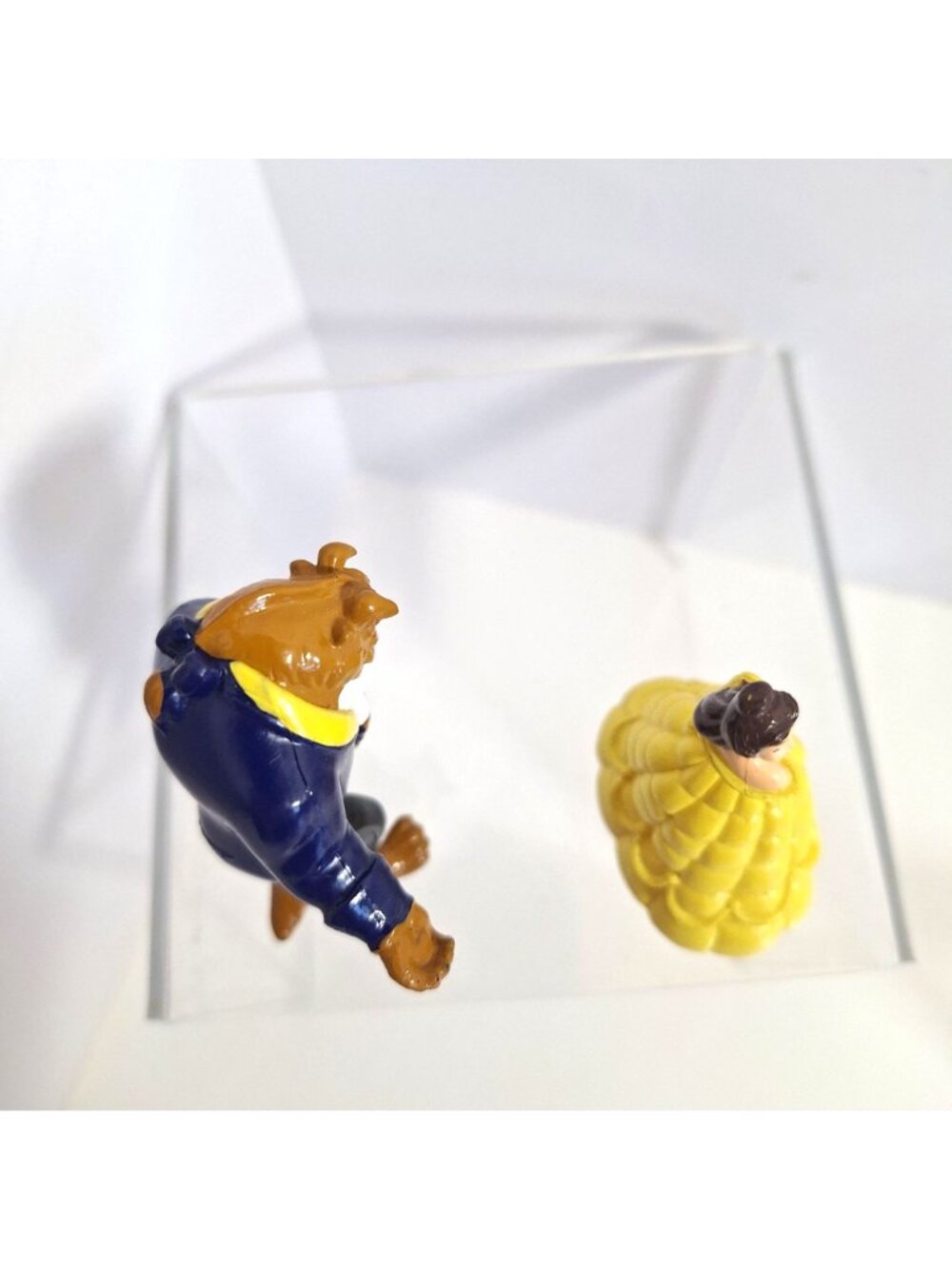 Disney Beauty And The Beast PVC Figures Belle And Beast 2.5 Inches - Picture 7 of 9